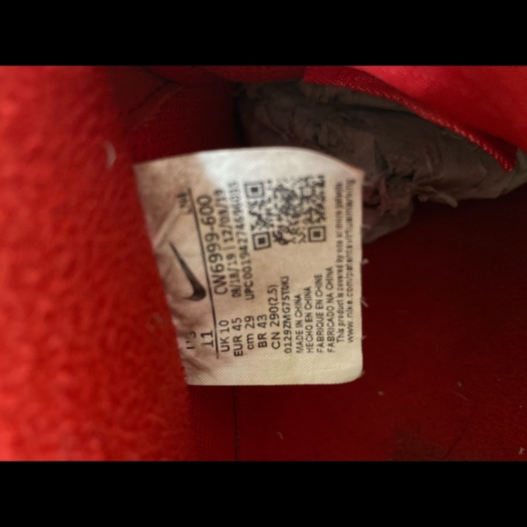 Almost in perfect condition! Nike Airforce 1 in red - Picture 3 of 16